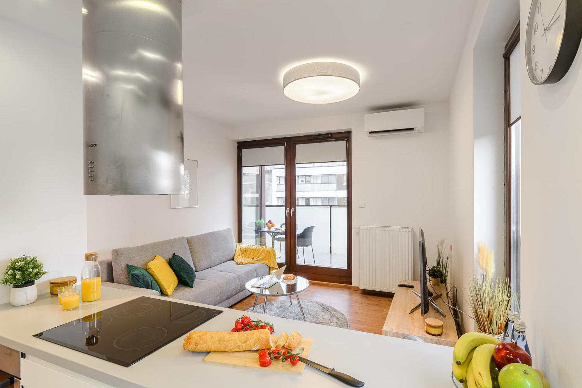 Cozy Family With Balcony Near Zlote Tarasy Butas *